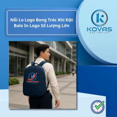 Nỗi Lo Logo Bong Tróc Khi Đặt Balo In Logo Số Lượng Lớn