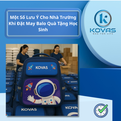 Một Số Lưu Ý Cho Nhà Trường Khi Đặt Balo Quà Tặng Học Sinh