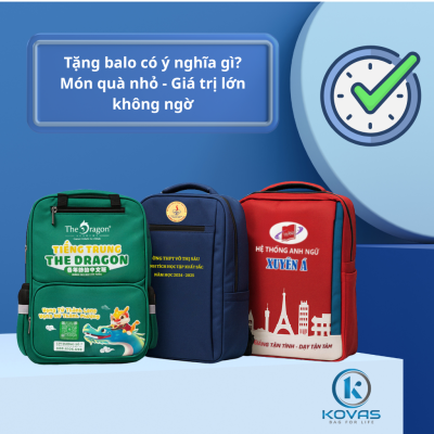Tặng Balo Có Ý Nghĩa? Món Quà Nhỏ Giá Trị Lớn Không Ngờ