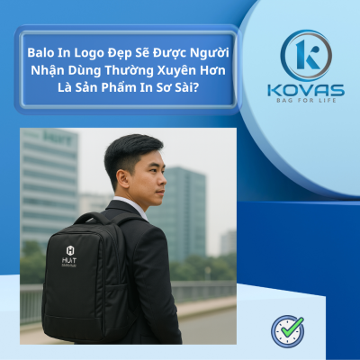Balo In Logo Người Nhận Dùng Hơn Là Sản Phẩm In Sơ Sài?