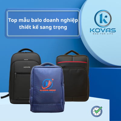 Top mẫu balo doanh nghiệp thiết kế sang trọng