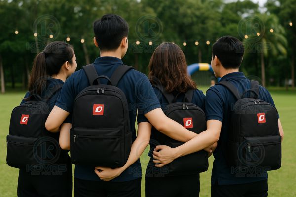 Hướng dẫn chọn size balo in logo tiện dụng cho nhân viên