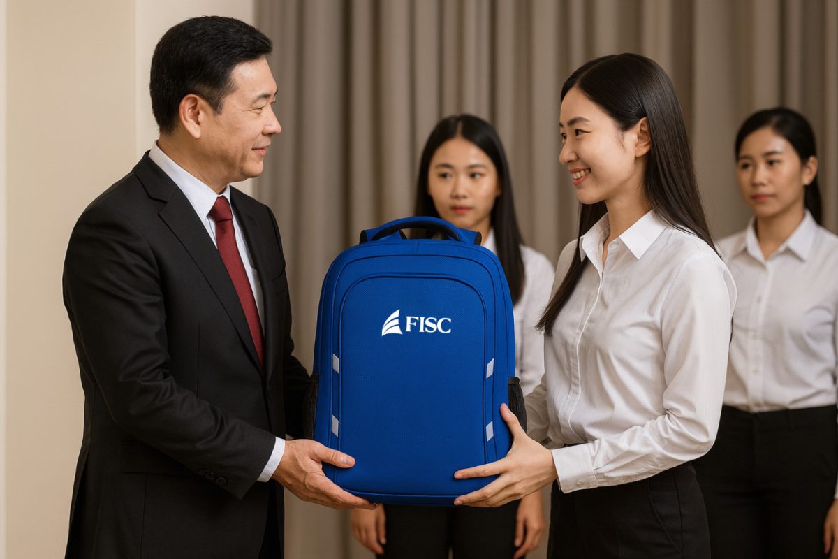 Balo đồng phục in logo xu hướng mới thay áo thun công ty?