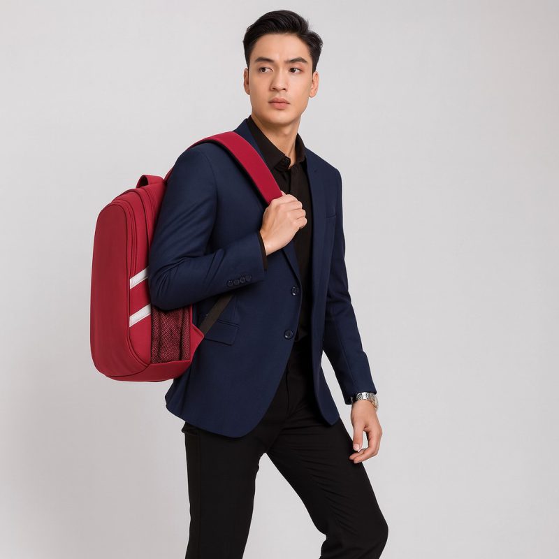 Balo đồng phục in logo xu hướng mới thay áo thun công ty?