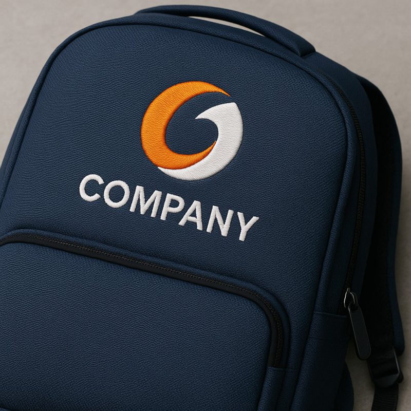 Balo in logo công ty: In nhiệt hay thêu sẽ bền hơn?