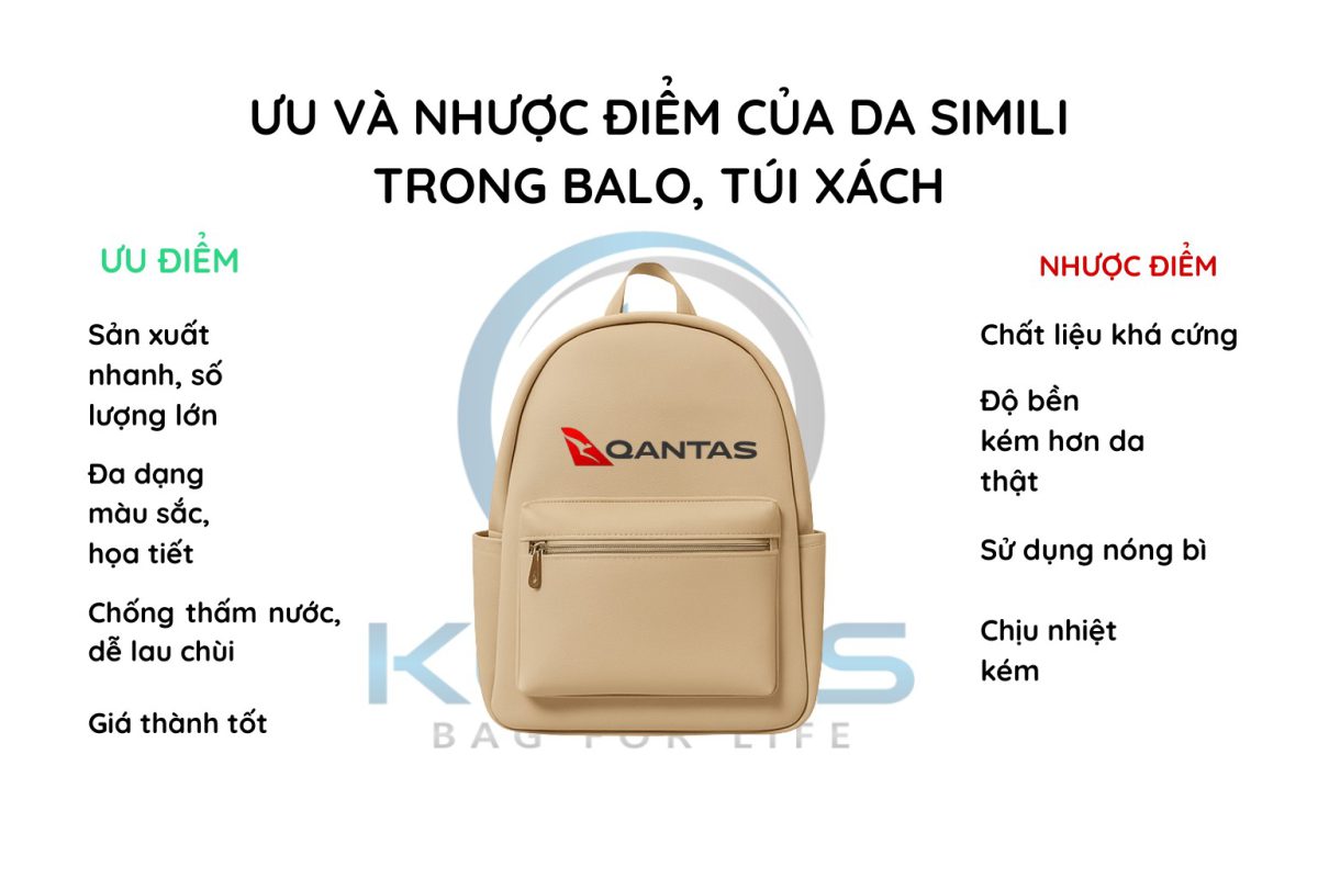 Da Simili Là Gì? Ứng Dụng Trong Ngành Balo Túi Xách In Logo Theo Yêu Cầu