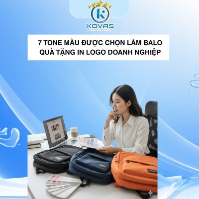 7 tone màu được chọn làm balo quà tặng in logo doanh nghiệp