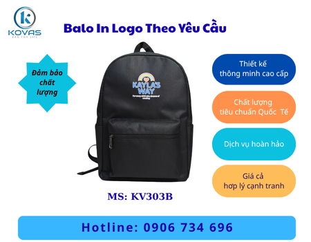 Balo Trung Tâm Tiếng Anh Đảm Bảo Chất Lượng, Không Bong Logo