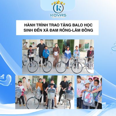Hành trình trao tặng balo học sinh đến xã Đam Rông-Lâm Đồng