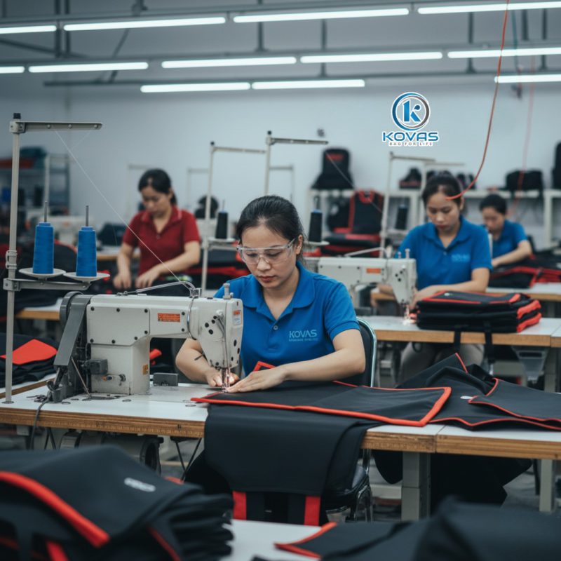 Đáy balo quà tặng nên may 2 lớp hay có pát định hình form?
