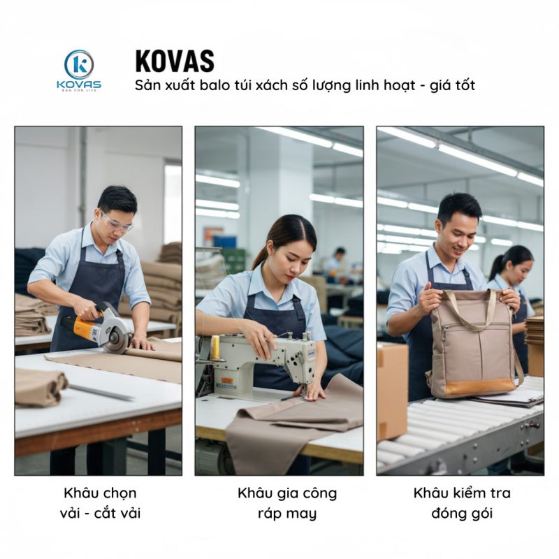 Xưởng sản xuất balo học sinh