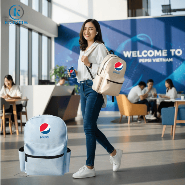 Đặt balo in logo trực tuyến