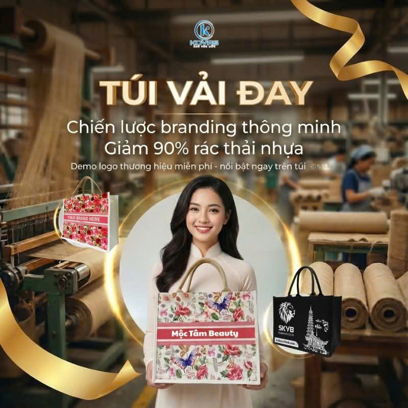 Túi Vải Đay Cao Cấp Quà Doanh Nghiệp